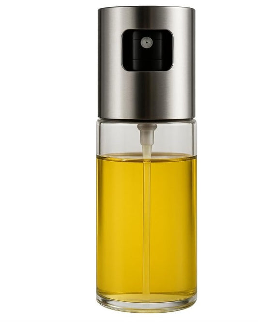 Borrifador Spray de Azeite, Vinagre, Óleo e Tempero Multiuso Culinário, Pulverizador Galheteiro de Cozinha de Vidro 100ml - Premium